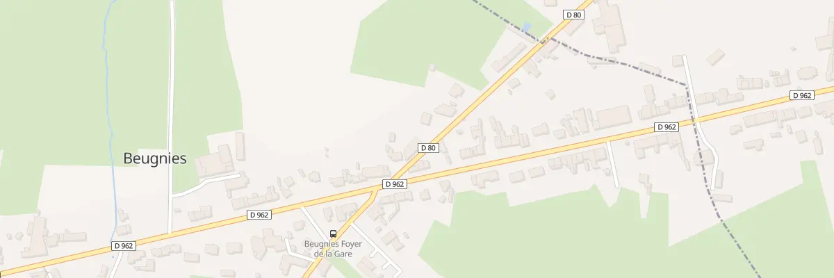 Plan du 3 Rue de Sars à Beugnies