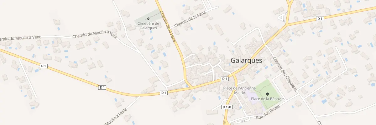 Plan du 5036 Le Village à Galargues