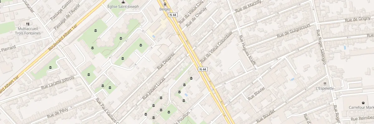 Plan du 291 Av de Laon à Reims