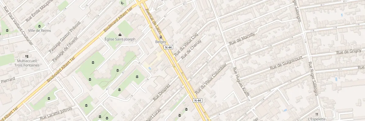 Plan du 326 Av de Laon à Reims