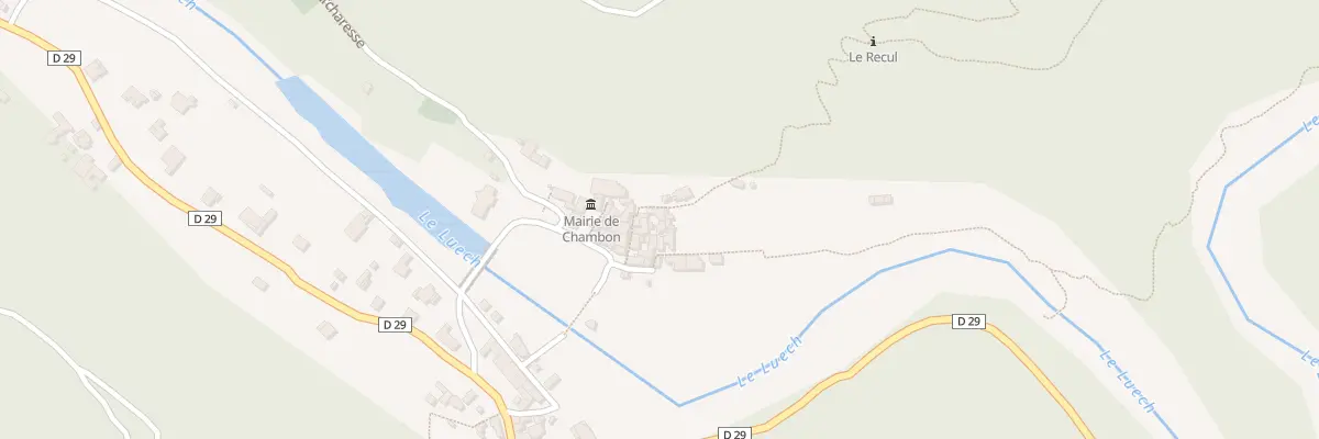 Plan du 5020 Le Chambon à Chambon