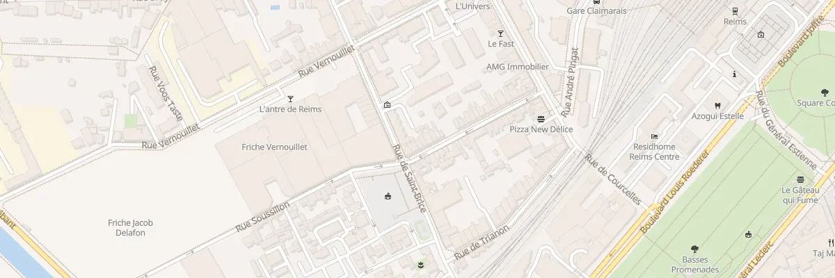 Plan du 38 Rue de Clairmarais à Reims