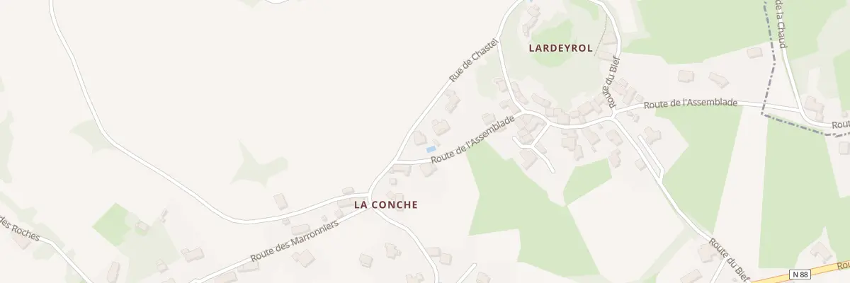 Plan du 5341 La Conche à Saint-Pierre-Eynac