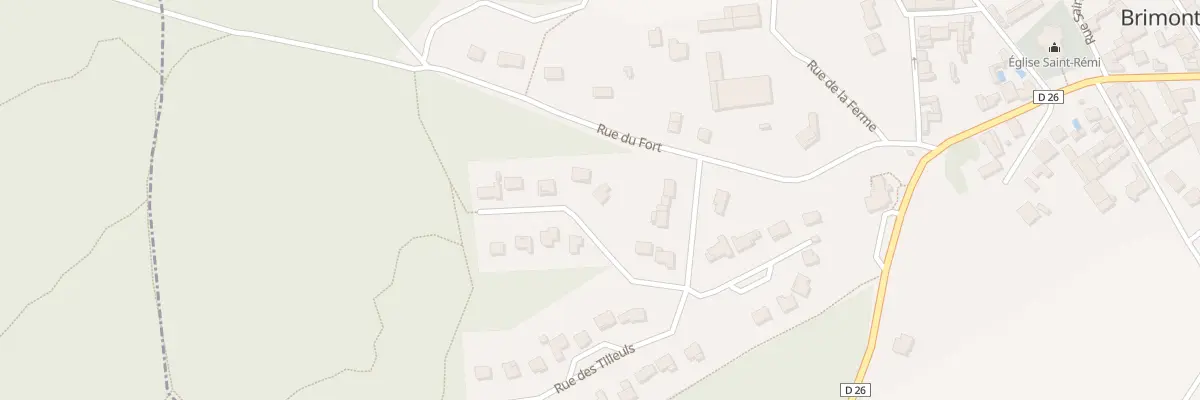 Plan du 6 All des Merisiers à Brimont