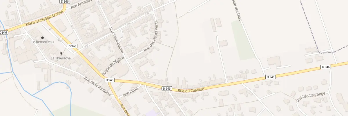 Plan du 11 Rue du Calvaire à Montcornet