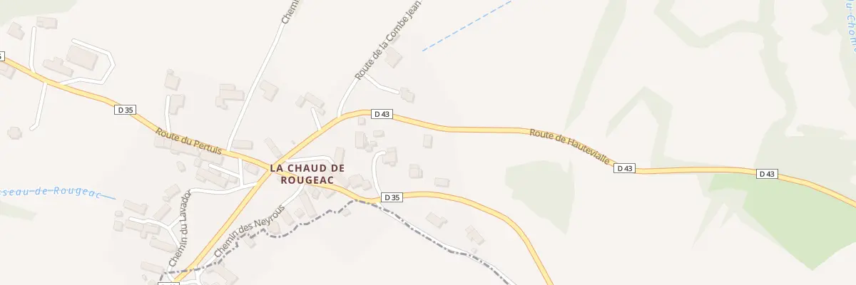 Plan du 5003 Lachaud de Rougeac à Rosières