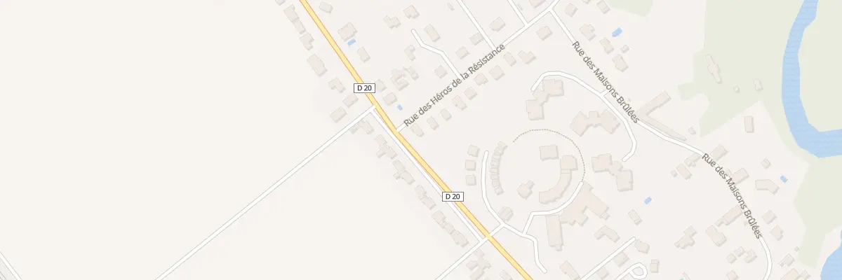 Plan du 2 Rue des Héros de la Résistance à Saint-Lyé