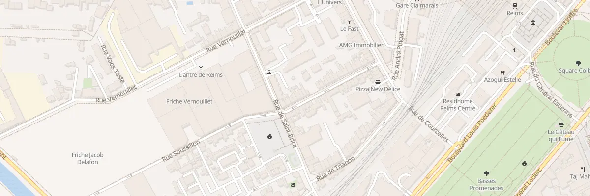 Plan du 36 Rue de Clairmarais à Reims