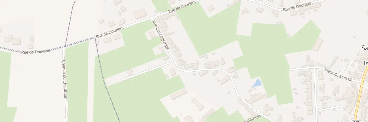 Plan du 47 Rue Léo Lagrange à Sars-Poteries
