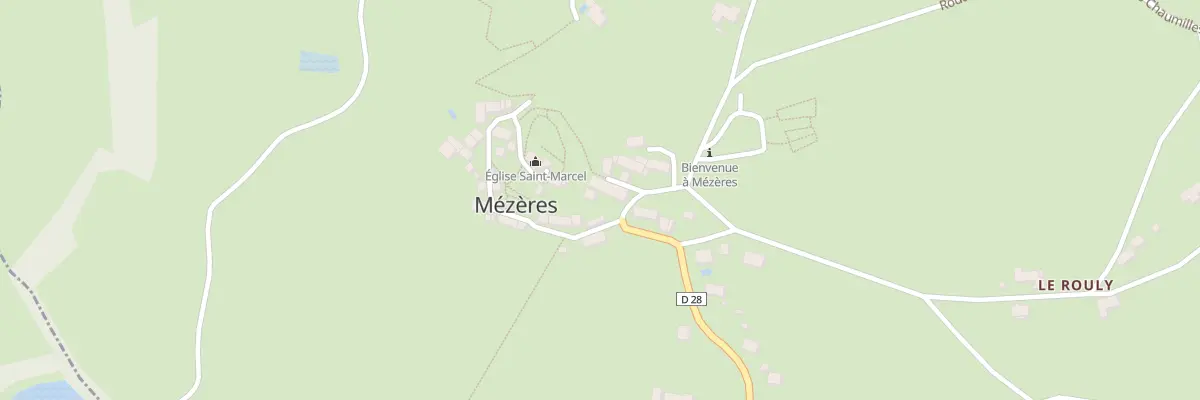Plan du 5018 Le Bourg à Mézères