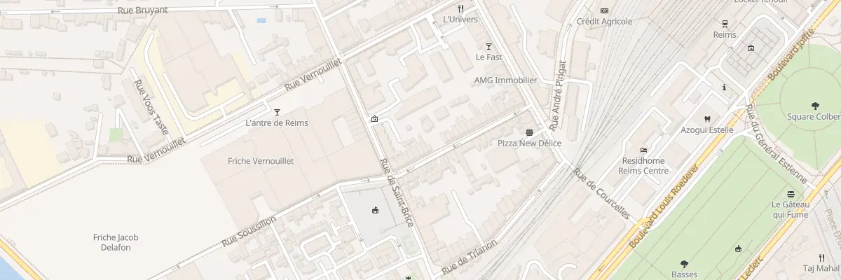 Plan du 30 Rue de Clairmarais à Reims