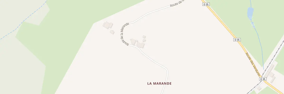 Plan du 2458 Rte de la Marande à Noailly
