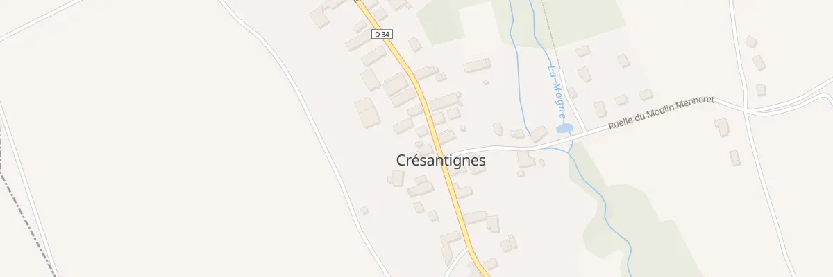 Plan du 66 Rue Principale à Crésantignes