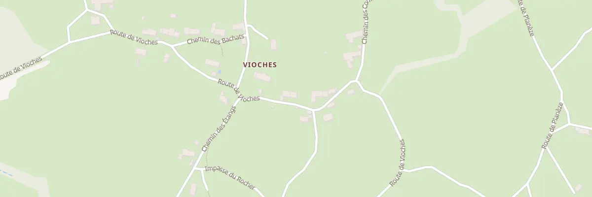 Plan du 586 Rte de Vioches à Mézères