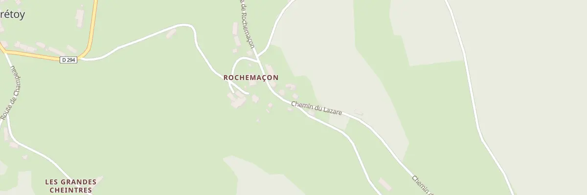 Plan du 4 Roche Maçon à Lavault-de-Frétoy