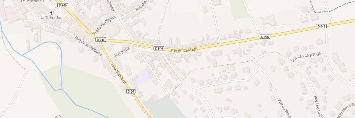 Plan du 32 Rue du Calvaire à Montcornet