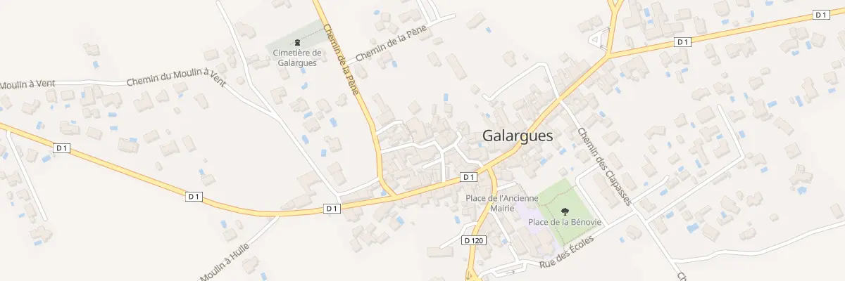 Plan du 5040 Le Village à Galargues