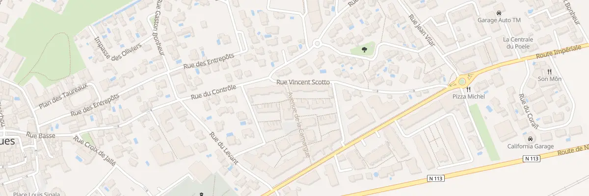Plan du 13 Rue Vincent Scotto à Baillargues