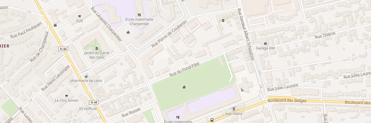 Plan du 37 Rue du Fond Pâté à Reims