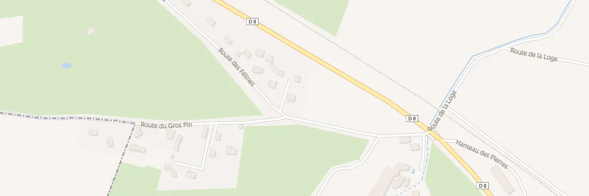 Plan du 37 Rte des Félines à Trelins