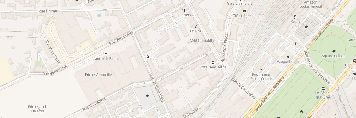 Plan du 24 Rue de Clairmarais à Reims