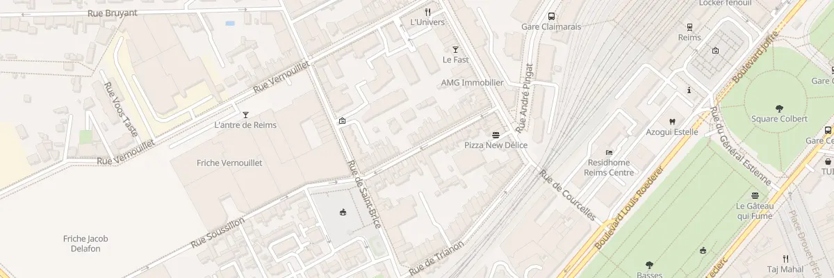 Plan du 26 Rue de Clairmarais à Reims
