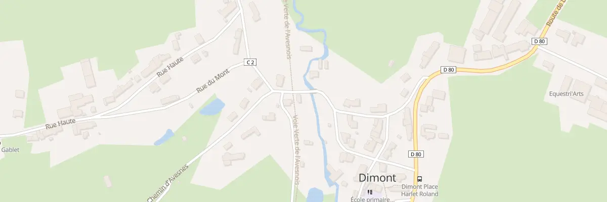 Plan du 1 Rte de Wattignies à Dimont