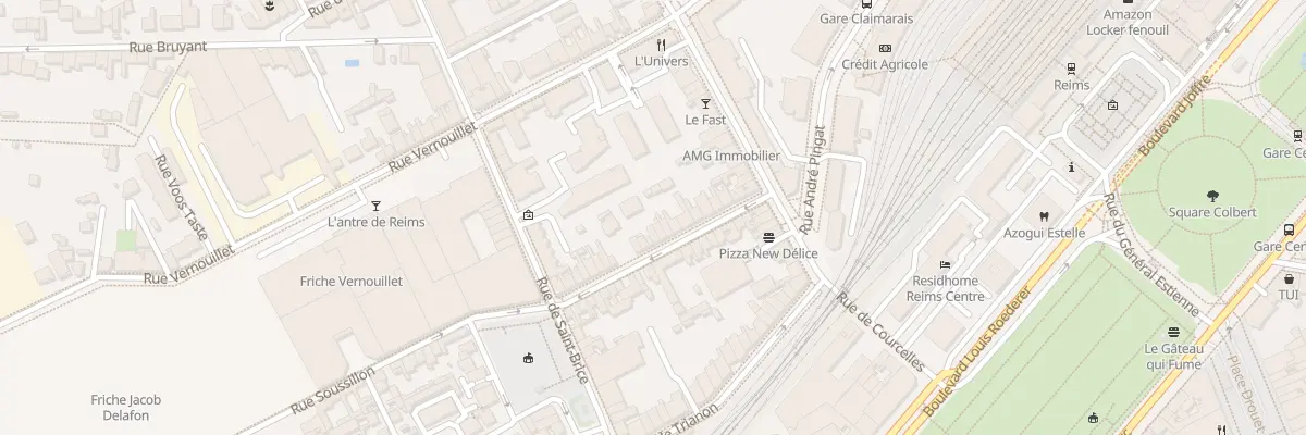 Plan du 20 Rue de Clairmarais à Reims