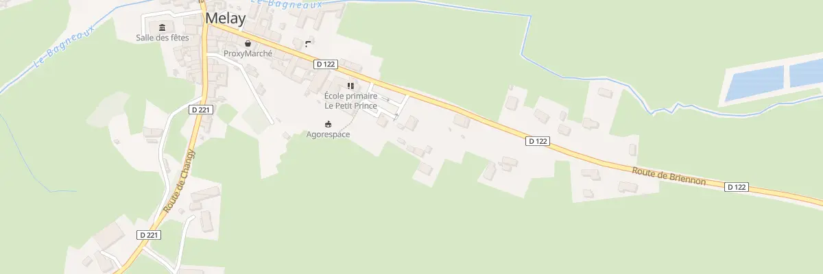Plan du 44 Rue de Briennon à Melay
