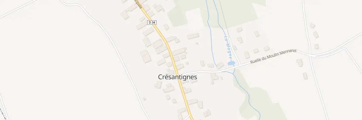 Plan du 65 Rue Principale à Crésantignes