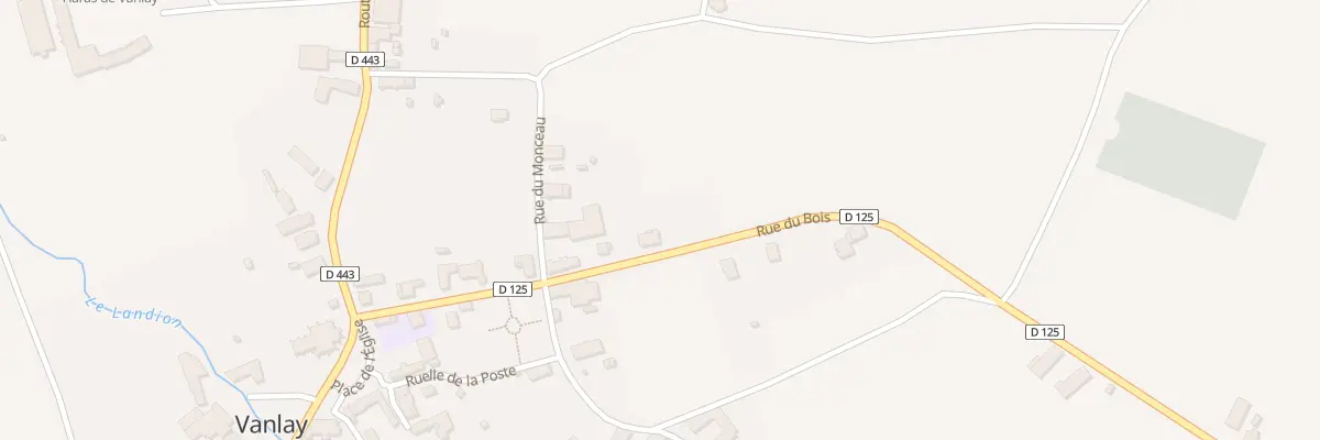 Plan du 9 Rue du Bois à Vanlay