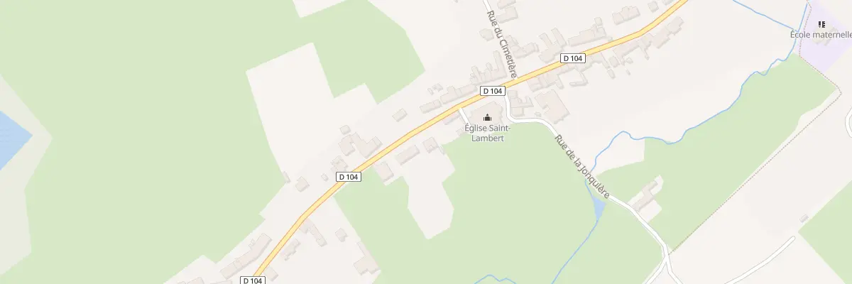 Plan du 13 Rue de l’Eglise à Felleries