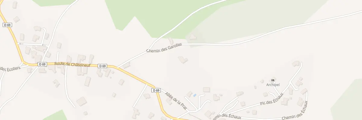 Plan du 150 Che des Garolles à Essertines-en-Châtelneuf