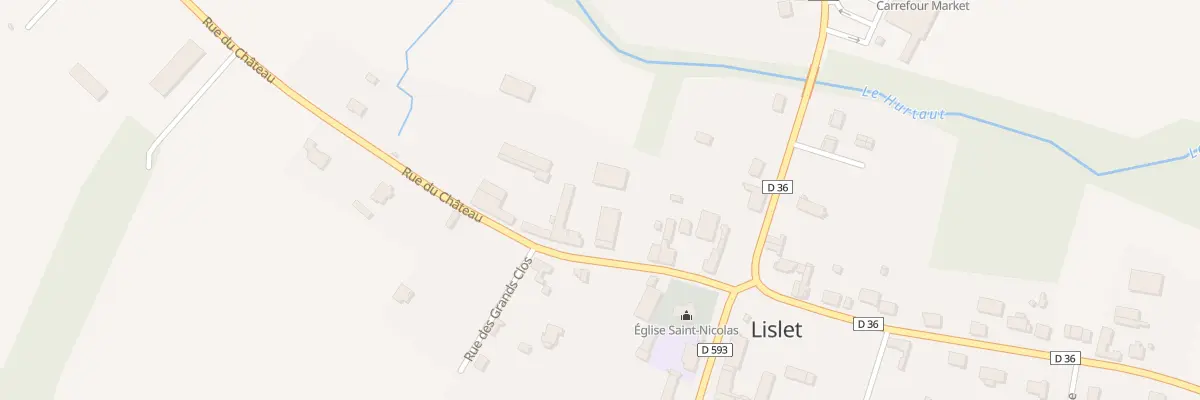 Plan du 8 Rue du Château à Lislet