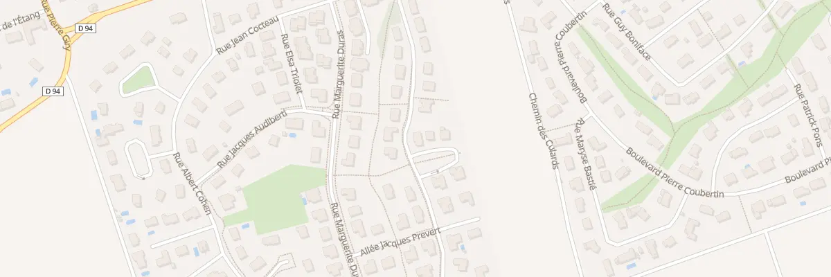 Plan du 16 Rue Simone de Beauvoir à La Rivière-de-Corps