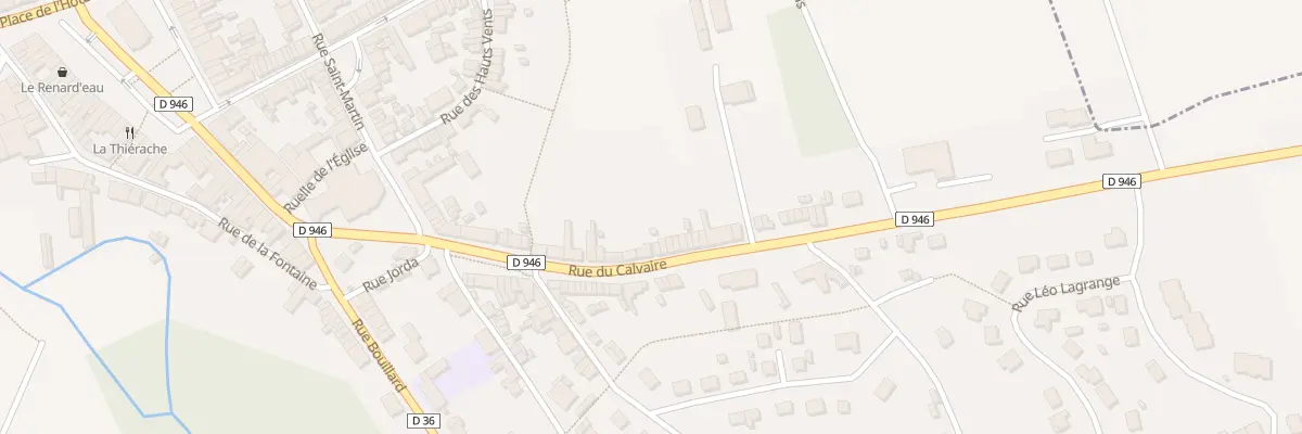 Plan du 23 Rue du Calvaire à Montcornet