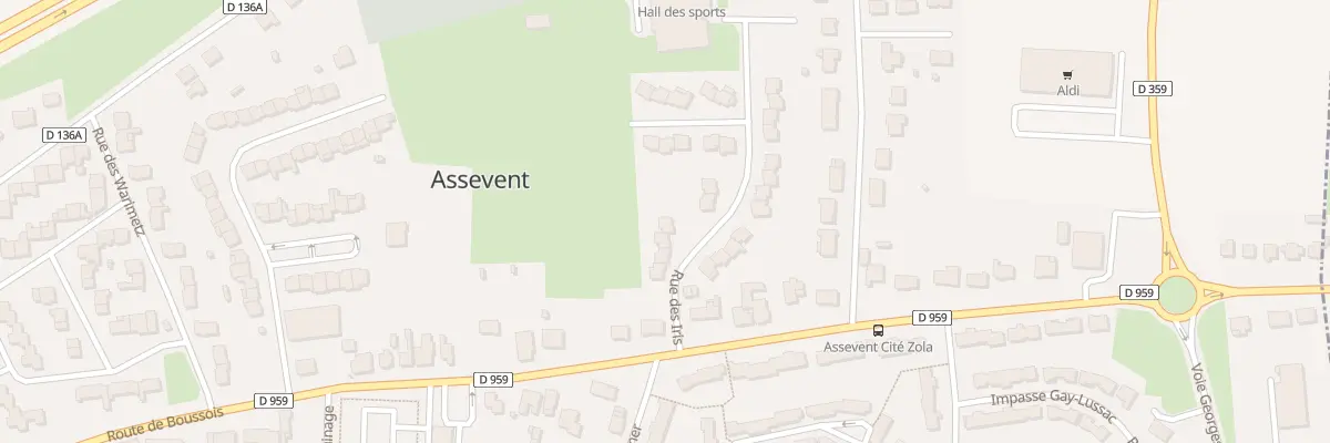 Plan du 11 Rue des Iris à Assevent