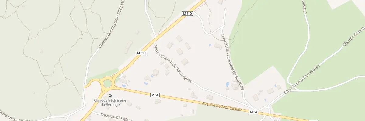 Plan du 115 Che de Sussargues à Saint-Geniès-des-Mourgues