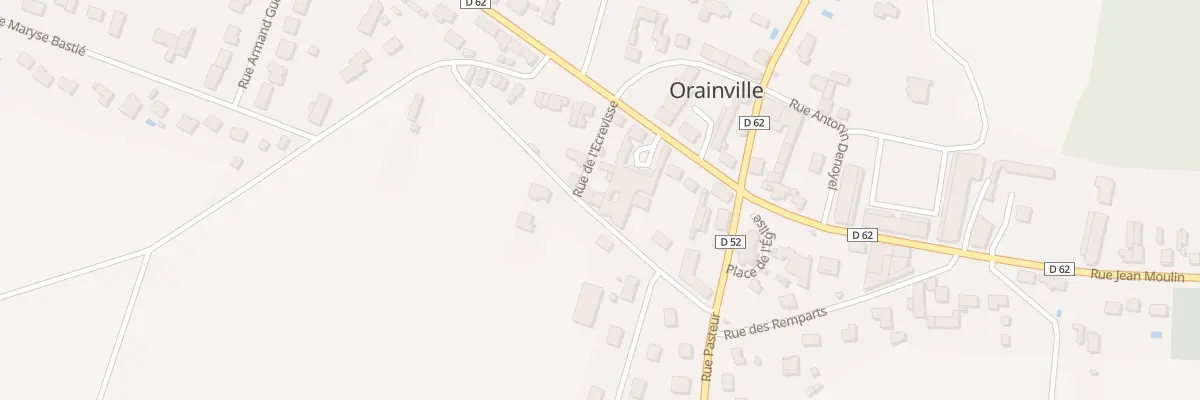 Plan du 1 Rue des Remparts à Orainville