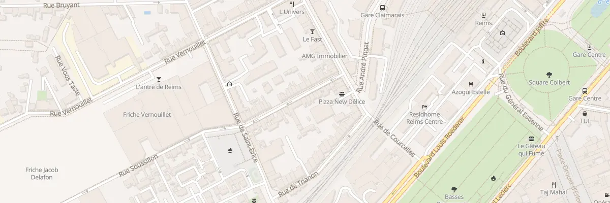 Plan du 17 Rue de Clairmarais à Reims