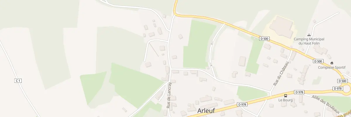 Plan du 22 Rue de Lancray à Arleuf