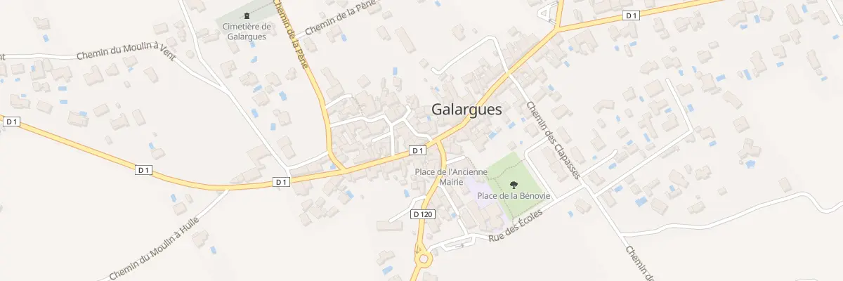 Plan du 5020 Le Village à Galargues