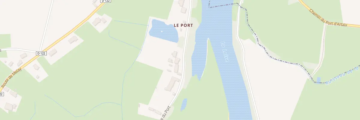 Plan du 799 Rte du Port à Artaix