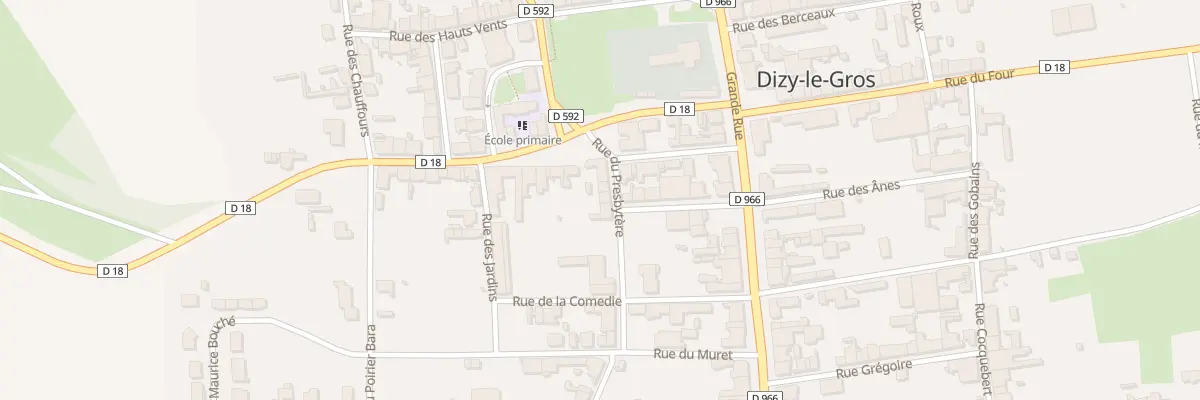 Plan du 6 Rue du Presbytère à Dizy-le-Gros