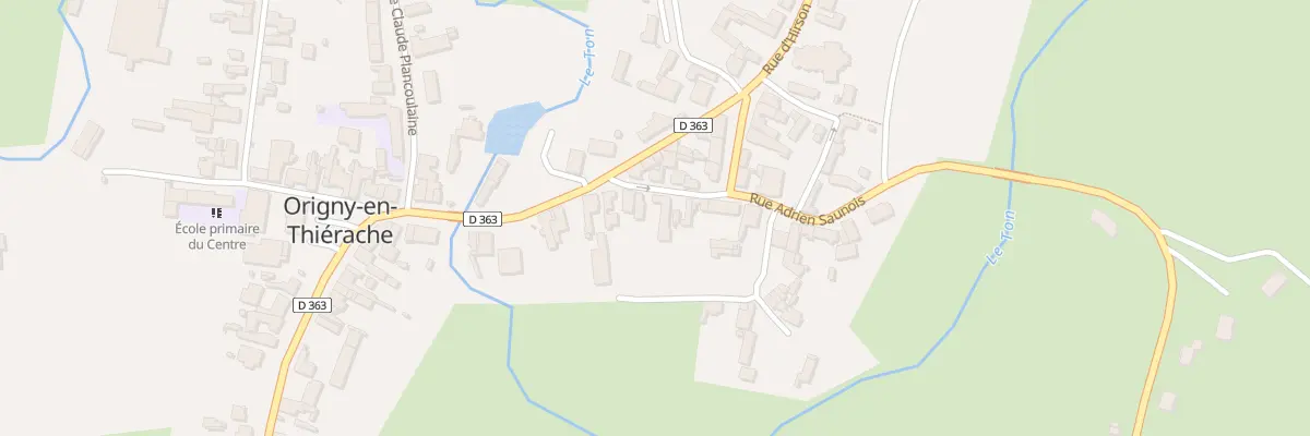 Plan du 4 Rue Adrien Saunois à Origny-en-Thiérache