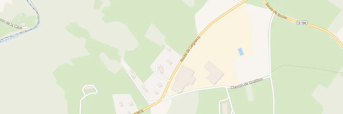 Plan du 102 Rte de Leignec à Merle-Leignec