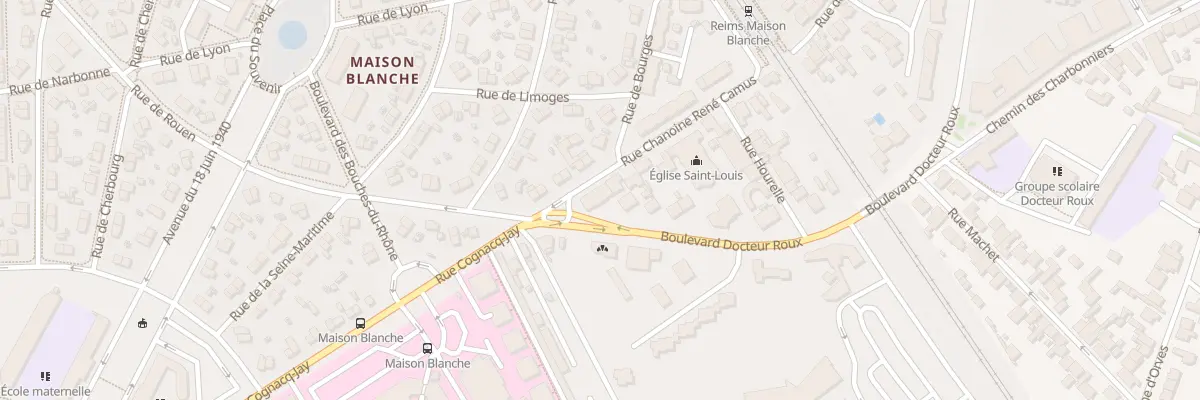 Plan du 27 Rue Chanoine René Camus à Reims