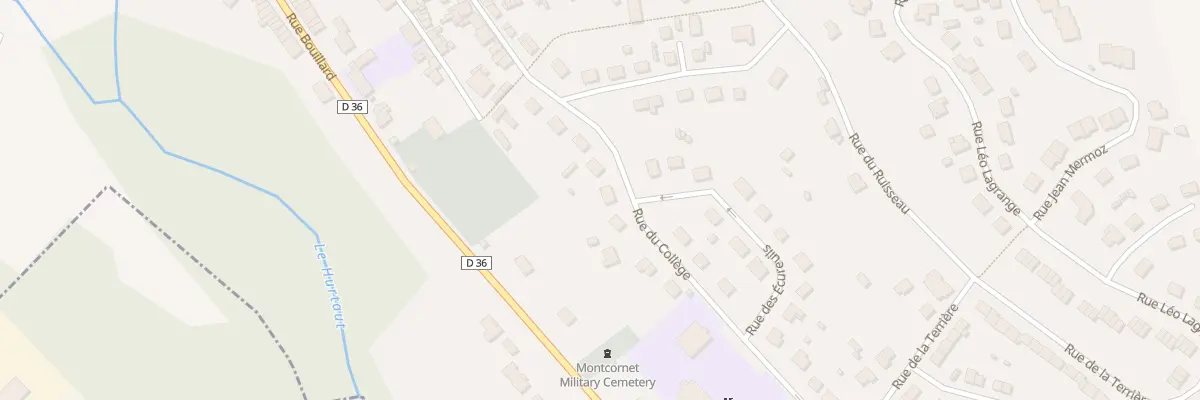 Plan du 24 Rue du Collège à Montcornet