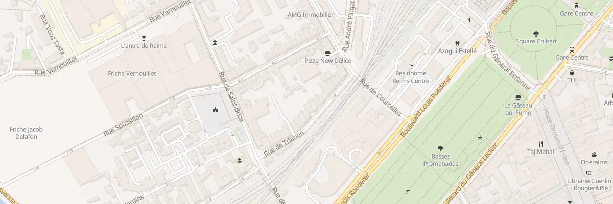 Plan du 22 Rue de Trianon à Reims