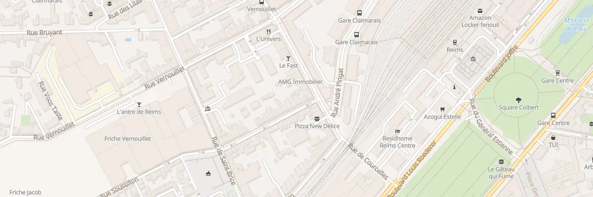 Plan du 6 Rue de Clairmarais à Reims